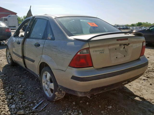 1FAFP34N07W269576 - 2007 FORD FOCUS ZX4 GOLD photo 3