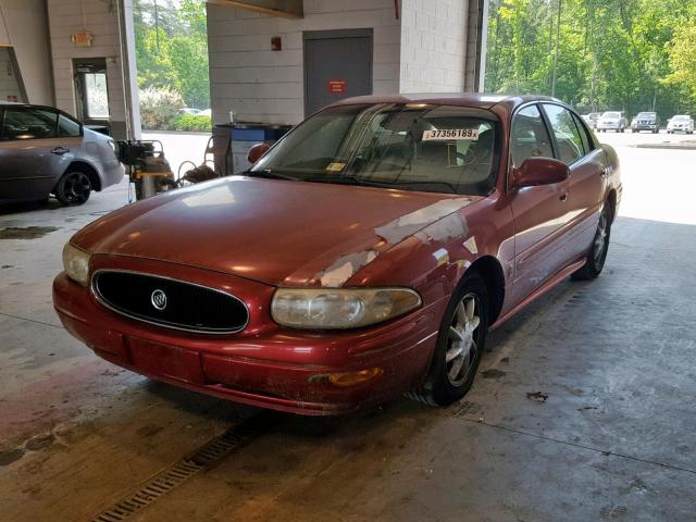 1G4HR54K84U135433 - 2004 BUICK LESABRE LI RED photo 2