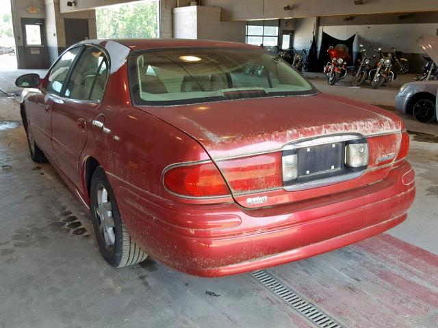 1G4HR54K84U135433 - 2004 BUICK LESABRE LI RED photo 3