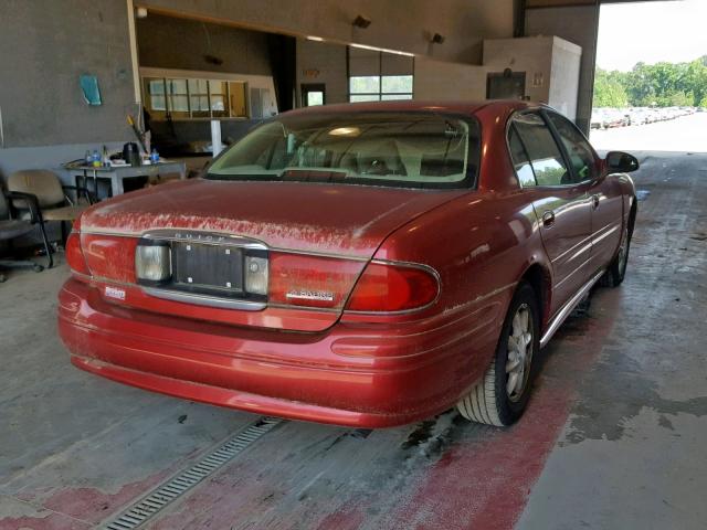 1G4HR54K84U135433 - 2004 BUICK LESABRE LI RED photo 4