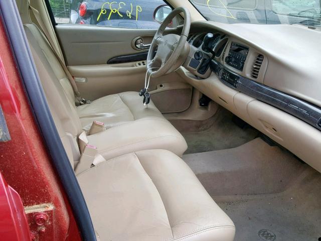 1G4HR54K84U135433 - 2004 BUICK LESABRE LI RED photo 5