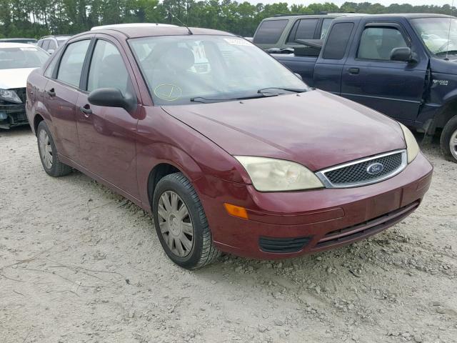 1FAFP34N26W162558 - 2006 FORD FOCUS ZX4 BURGUNDY photo 1