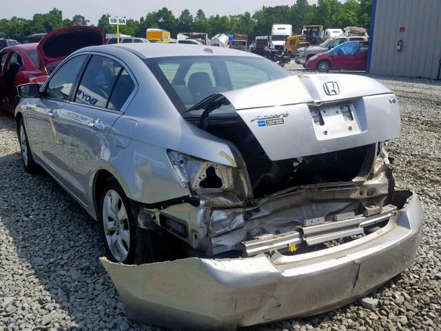 5KBCP3F87AB003070 - 2010 HONDA ACCORD EXL SILVER photo 3