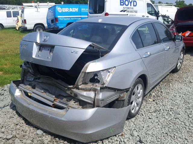 5KBCP3F87AB003070 - 2010 HONDA ACCORD EXL SILVER photo 4