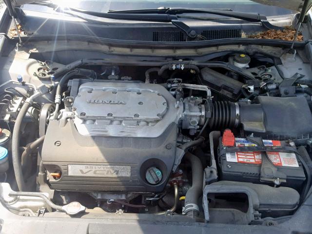 5KBCP3F87AB003070 - 2010 HONDA ACCORD EXL SILVER photo 7