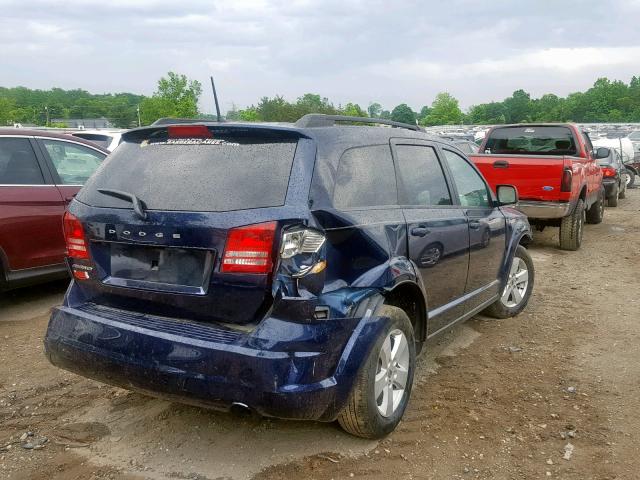 3C4PDCAB7JT518051 - 2018 DODGE JOURNEY SE BLUE photo 4