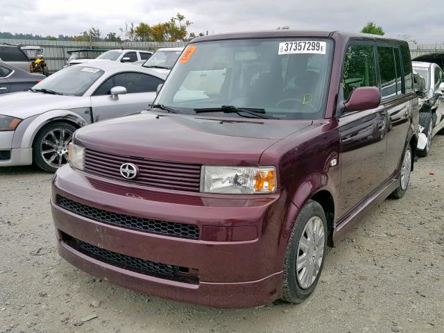 JTLKT324250172737 - 2005 TOYOTA SCION XB 栗色 照片 2