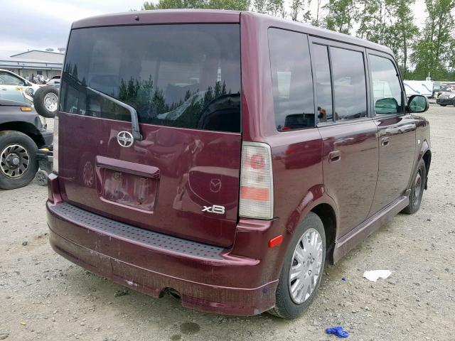 JTLKT324250172737 - 2005 TOYOTA SCION XB 栗色 照片 4