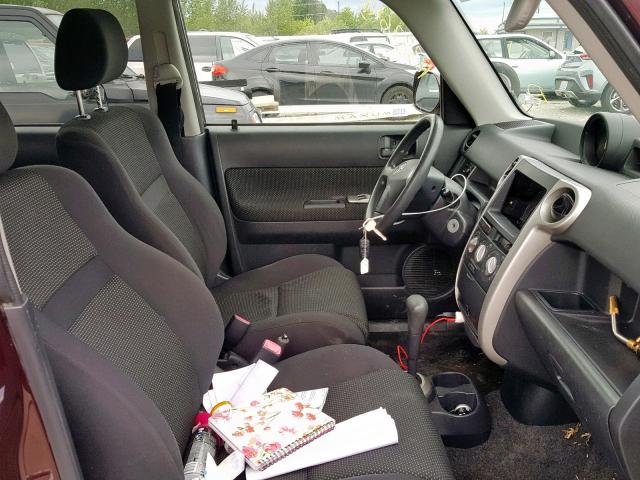 JTLKT324250172737 - 2005 TOYOTA SCION XB 栗色 照片 5