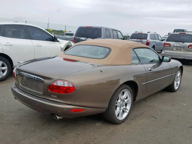 SAJDA42C41NA15462 - 2001 JAGUAR XK8 BROWN photo 4