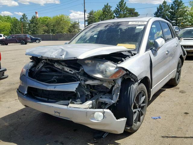 5J8TB18567A001804 - 2007 ACURA RDX TECHNO SILVER photo 2