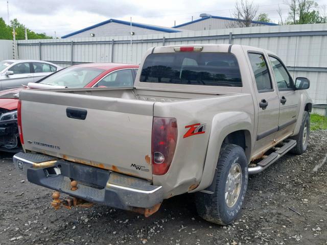 1GCDS136348177618 - 2004 CHEVROLET COLORADO TAN photo 4