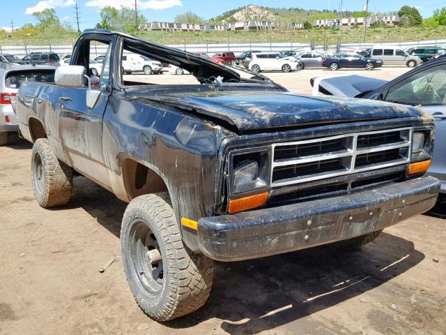 1B7HM16Z9KS083731 - 1989 DODGE W-SERIES W BLACK photo 1