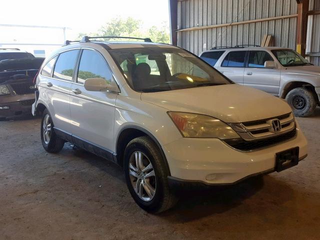 5J6RE3H78AL013309 - 2010 HONDA CR-V EXL WHITE photo 1