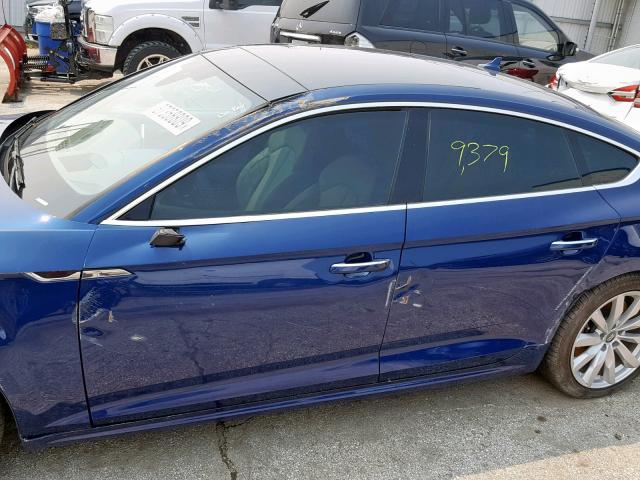 WAUCNDF50JA010433 - 2018 AUDI A5 PRESTIG BLUE photo 9