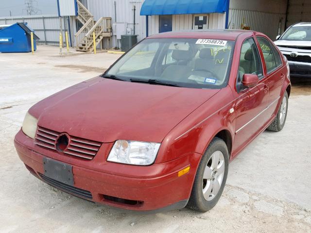 3VWSR69M55M051342 - 2005 VOLKSWAGEN JETTA GLS MAROON photo 2