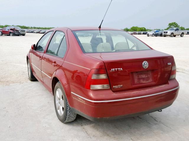 3VWSR69M55M051342 - 2005 VOLKSWAGEN JETTA GLS MAROON photo 3