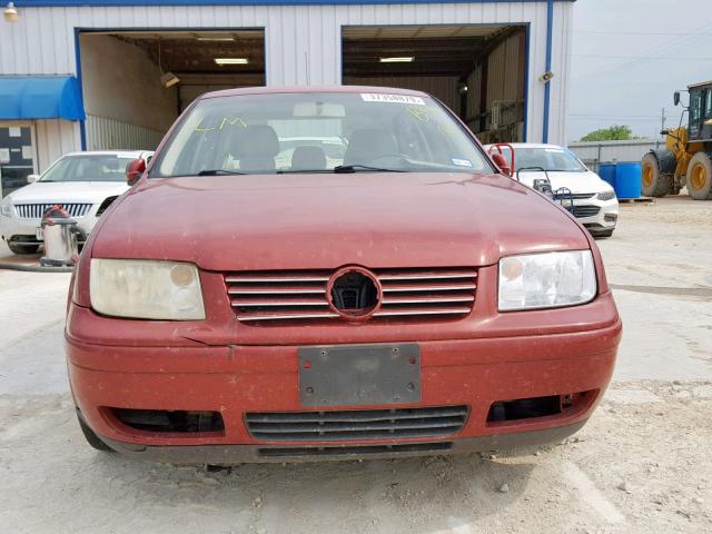 3VWSR69M55M051342 - 2005 VOLKSWAGEN JETTA GLS MAROON photo 9