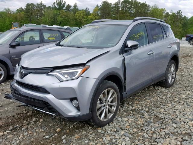 2T3DFREV7HW599513 - 2017 TOYOTA RAV4 LIMIT SILVER photo 2