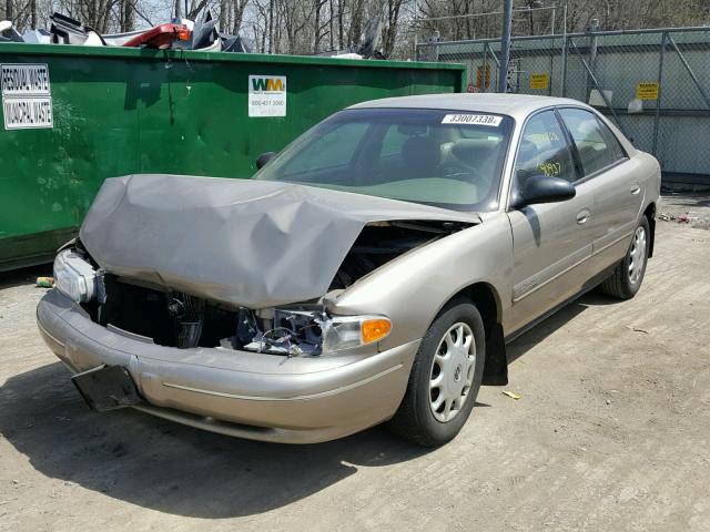 2G4WS52J821141831 - 2002 BUICK CENTURY CU TAN photo 2