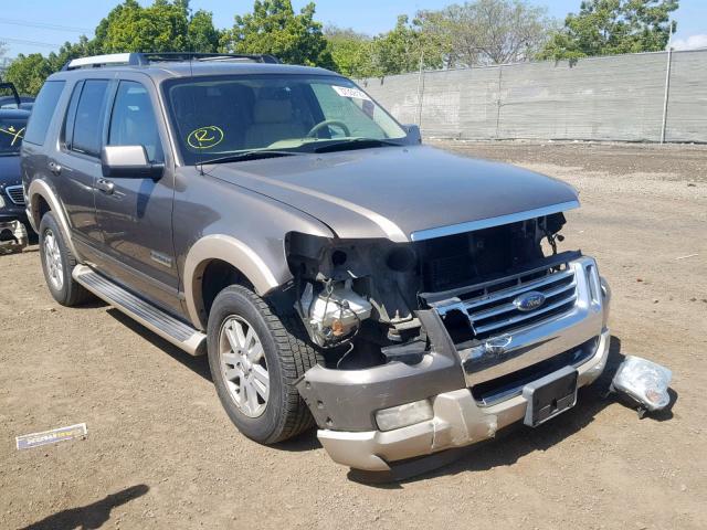 1FMEU64E96UB55291 - 2006 FORD EXPLORER E TAN photo 1