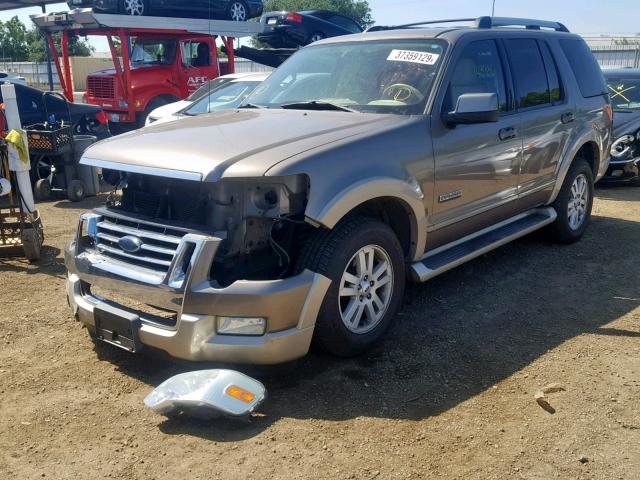 1FMEU64E96UB55291 - 2006 FORD EXPLORER E TAN photo 2