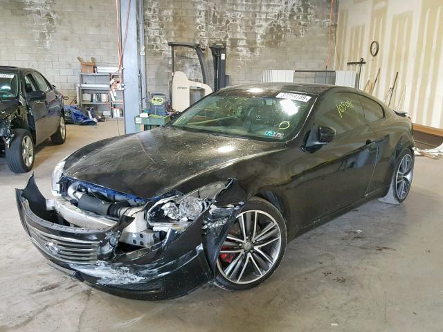 JNKCV64E38M129084 - 2008 INFINITI G37 BASE BLACK photo 2