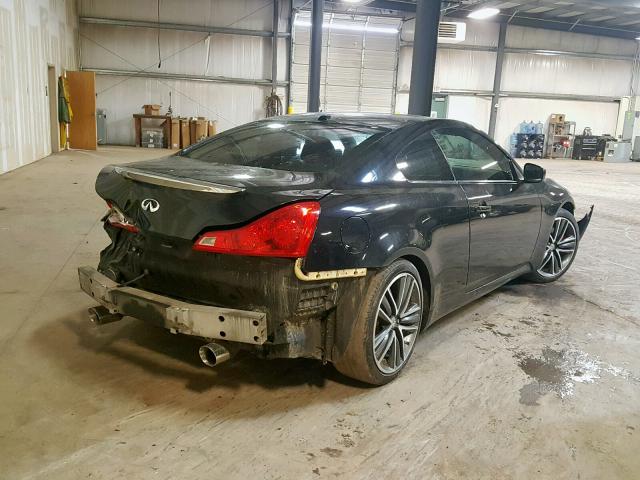 JNKCV64E38M129084 - 2008 INFINITI G37 BASE BLACK photo 4