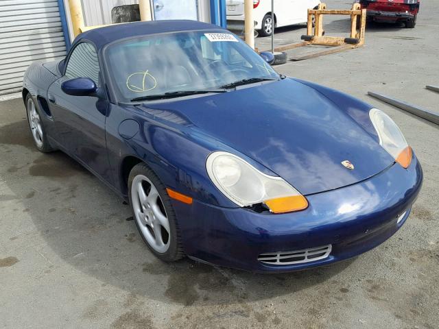 WP0CA29831U624044 - 2001 PORSCHE BOXSTER BLUE photo 1