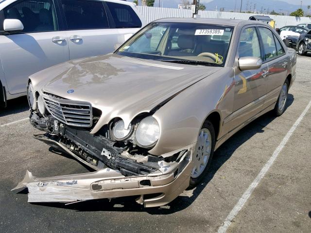 WDBJF65J81B387361 - 2001 MERCEDES-BENZ E 320 GOLD photo 2