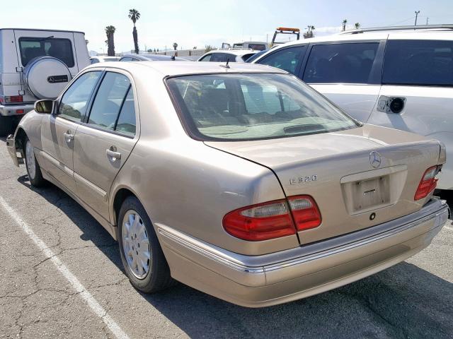 WDBJF65J81B387361 - 2001 MERCEDES-BENZ E 320 GOLD photo 3