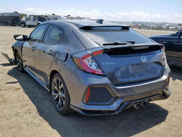 SHHFK7H94JU407952 - 2018 HONDA CIVIC SPOR GRAY photo 3