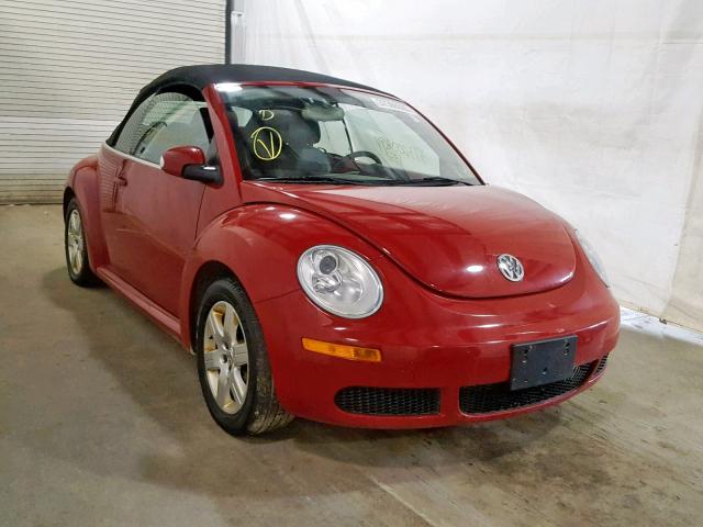 3VWRG31Y37M414371 - 2007 VOLKSWAGEN NEW BEETLE Կարմիր լուսանկար 1