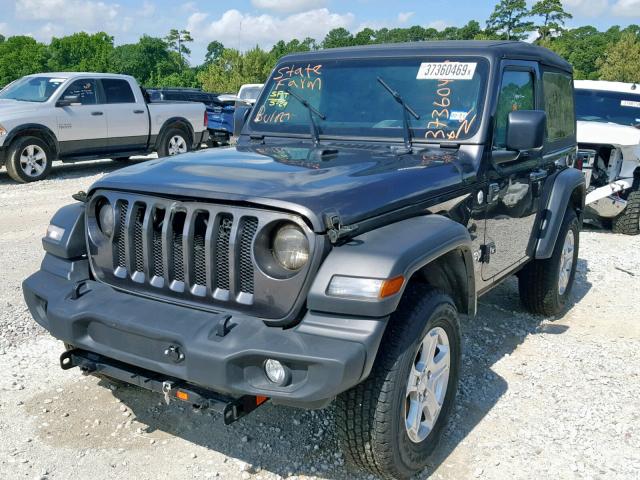 1C4GJXAG2JW210114 - 2018 JEEP WRANGLER S GRAY photo 2