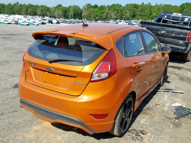 3FADP4GX0HM139535 - 2017 FORD FIESTA ST ORANGE photo 4