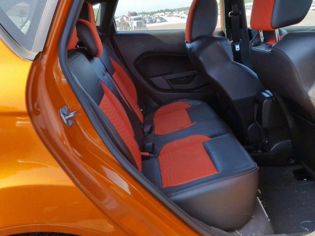 3FADP4GX0HM139535 - 2017 FORD FIESTA ST ORANGE photo 6