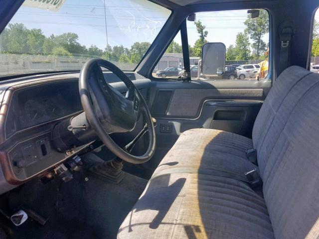 2FTJW35MXMCA22456 - 1991 FORD F350 BLUE photo 5