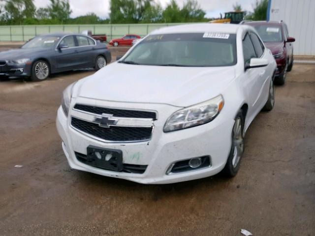 1G11G5SX1DF200727 - 2013 CHEVROLET MALIBU 3LT თეთრი ფოტო 2