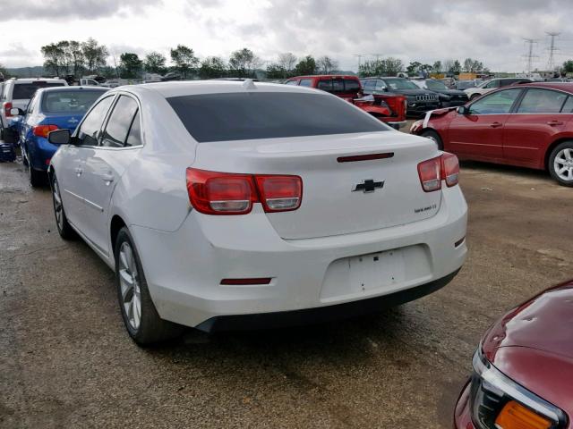 1G11G5SX1DF200727 - 2013 CHEVROLET MALIBU 3LT WHITE photo 3