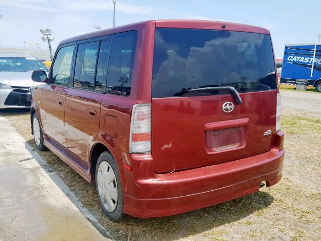 JTLKT324164088032 - 2006 TOYOTA SCION XB 栗色 照片 3