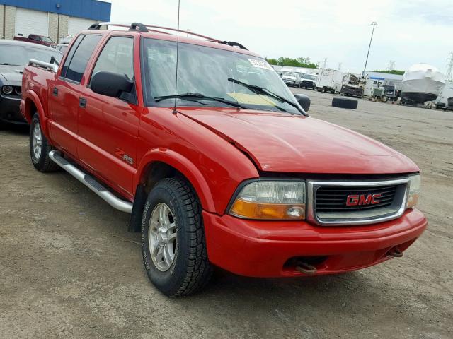 1GTDT13W62K234908 - 2002 GMC SONOMA RED photo 1