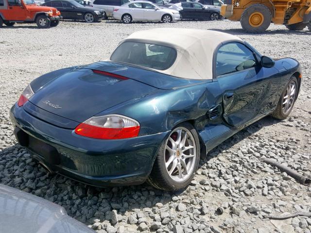 WP0CA29863U621366 - 2003 PORSCHE BOXSTER GREEN photo 4