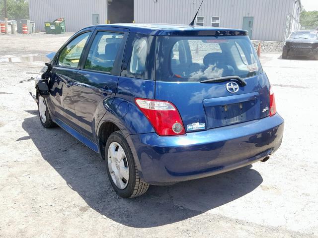 JTKKT624X60158186 - 2006 TOYOTA SCION XA BLUE photo 3