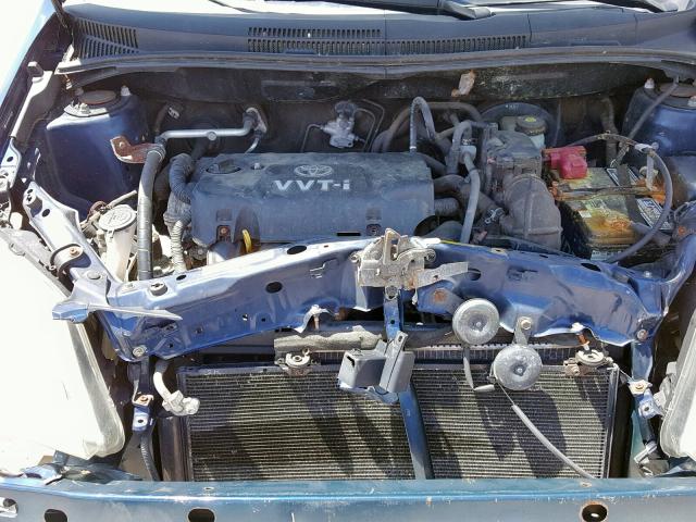 JTKKT624X60158186 - 2006 TOYOTA SCION XA BLUE photo 7