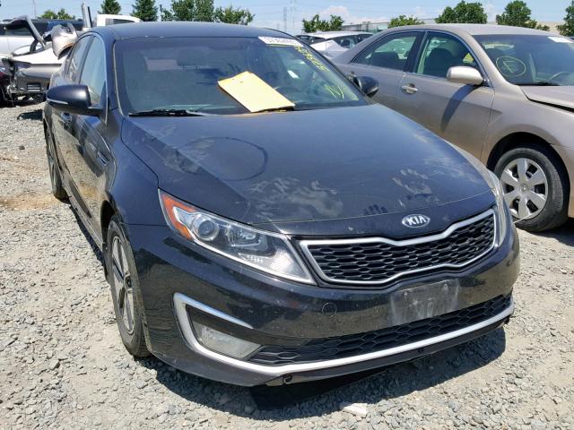 KNAGM4AD6D5048877 - 2013 KIA OPTIMA HYB BLACK photo 1