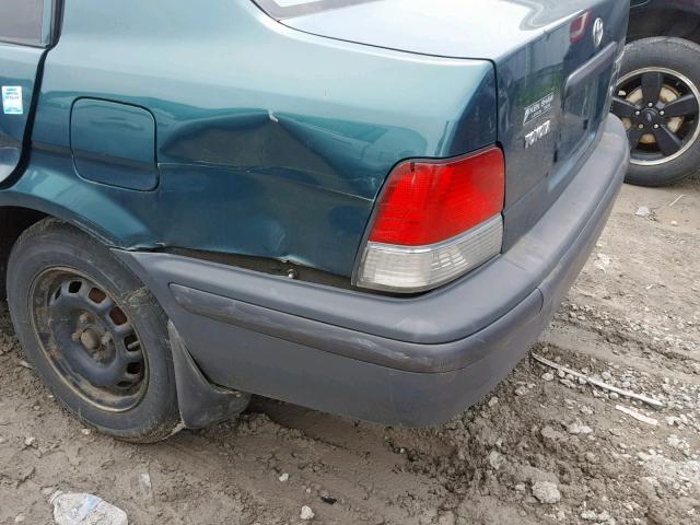 JT2BC53L2W0304032 - 1998 TOYOTA TERCEL CE GREEN photo 9