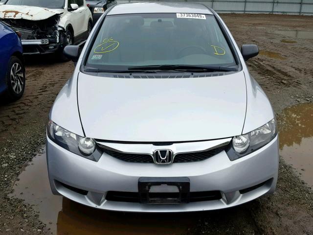 2HGFA1F35AH310416 - 2010 HONDA CIVIC VP SILVER photo 9