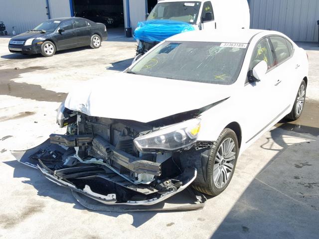 KNALN4D76G5215227 - 2016 KIA CADENZA LU WHITE photo 2