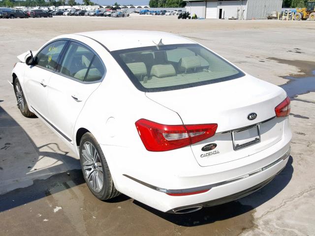 KNALN4D76G5215227 - 2016 KIA CADENZA LU WHITE photo 3