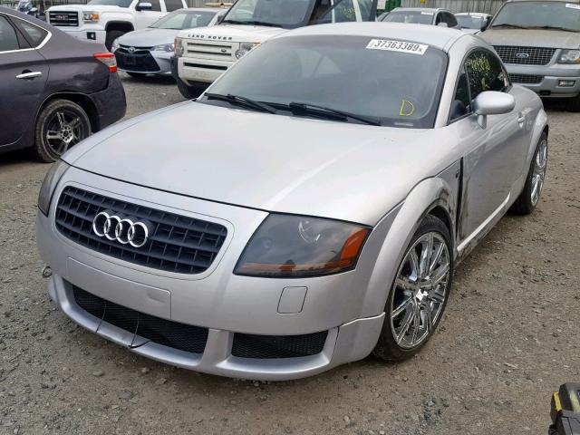 TRUWT28N111004816 - 2001 AUDI TT QUATTRO SILVER photo 2